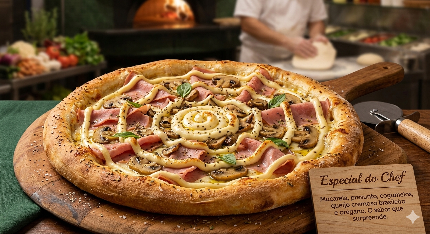 Pizza Frango com Catupiry