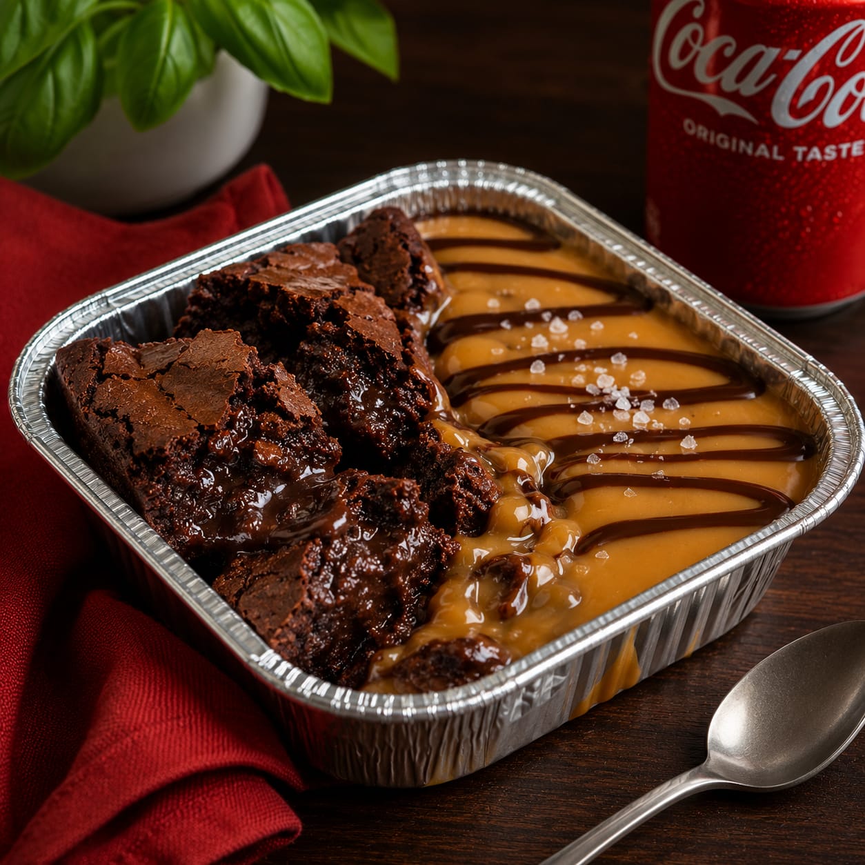 Brownie com Caramelo Salgado